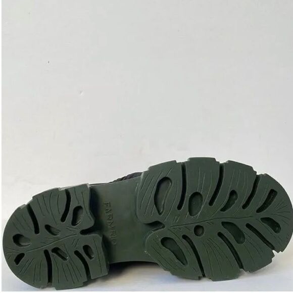FARM Rio Lug Sole Bootie in Black size US 7M - Picture 7 of 7